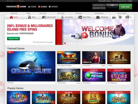  pokerstars casino online